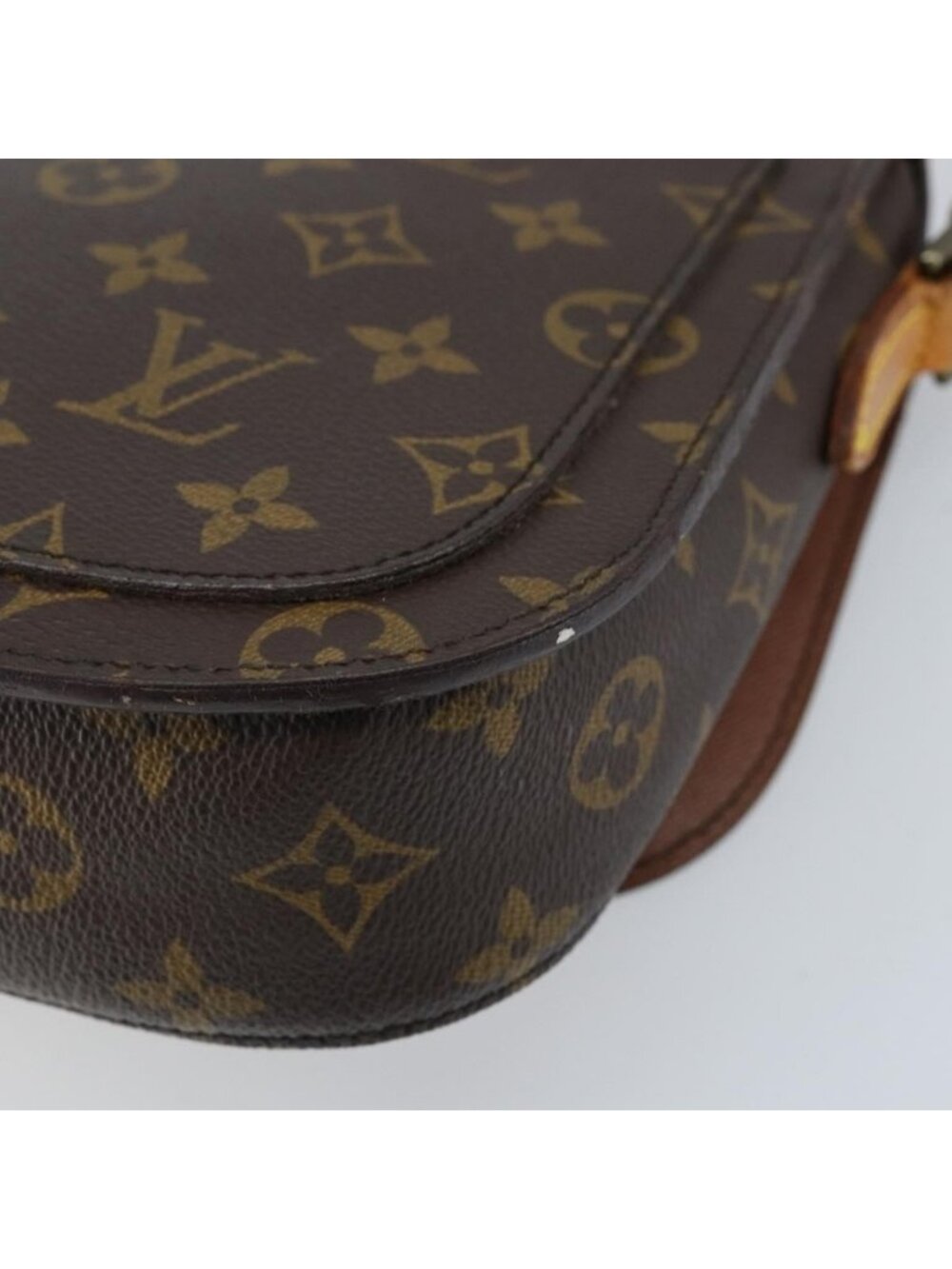 Authentic LOUIS VUITTON Monogram Saint Cloud MM Shoulder Bag M51243 LV - Picture 15 of 16